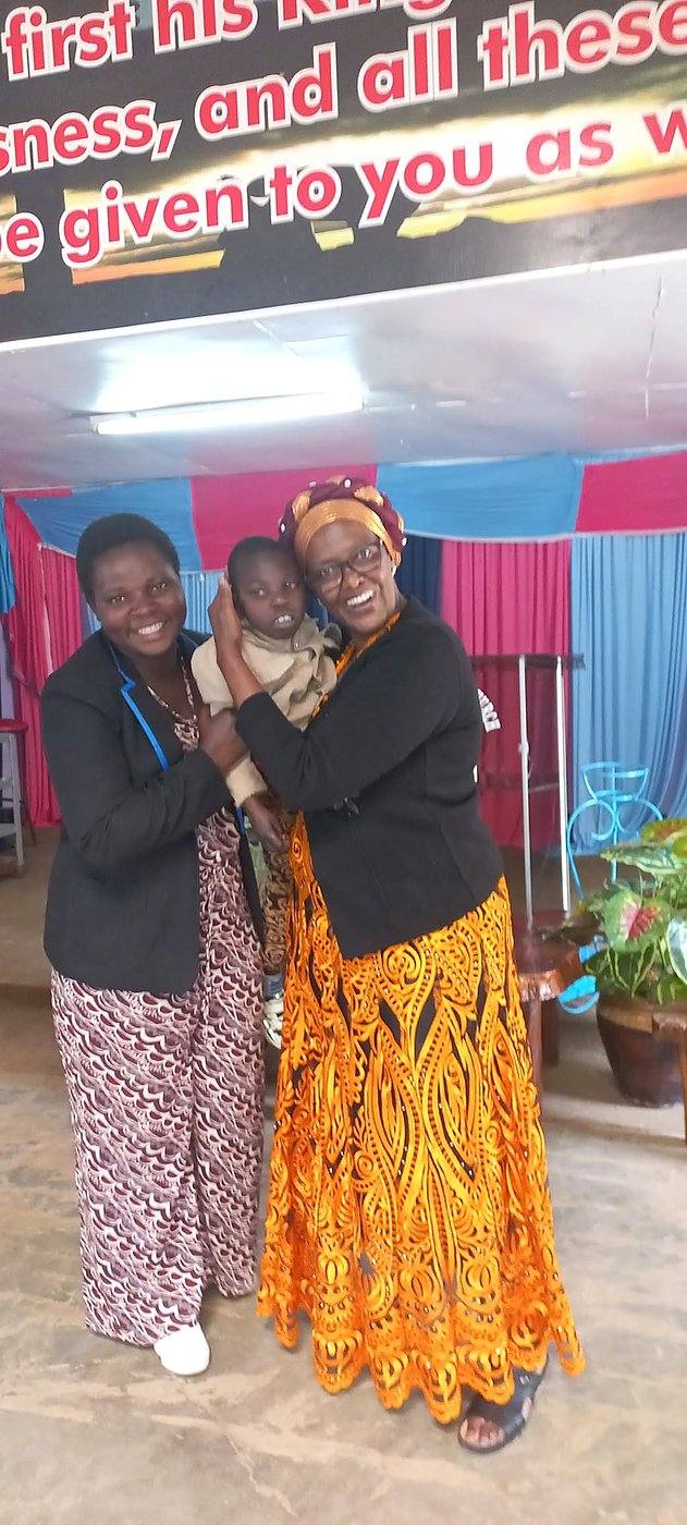 A mother and child at a GCIG event