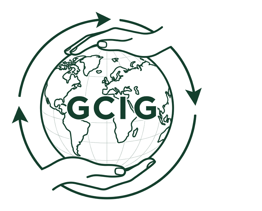 GCIG: hands holding a globe